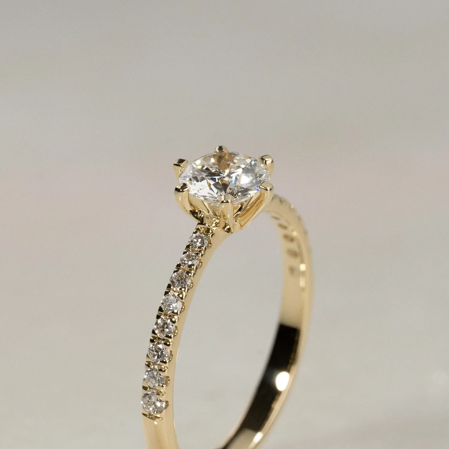 Sisi Copenhagen Classic Alliance ring hvidguld 0,7ct 52