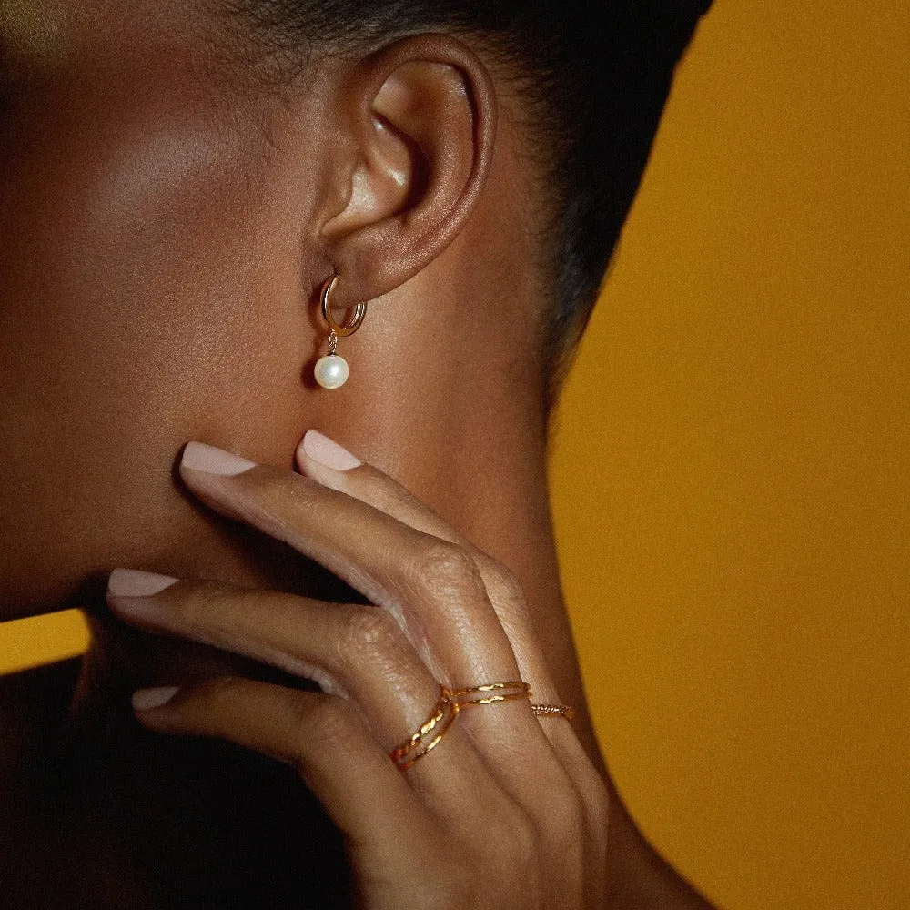 Orelia Multi Stack ringsæt guld 6 stk S/M