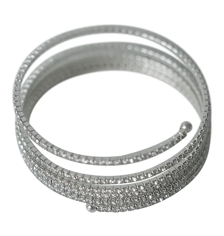 Wos Alyona armbånd sølv armring strass