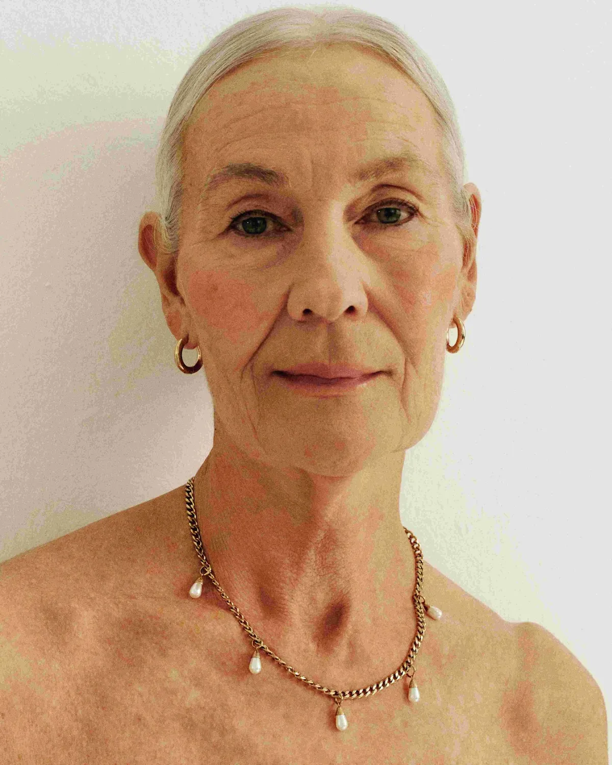 Wos Lucy halskæde forsølvet stål perler
