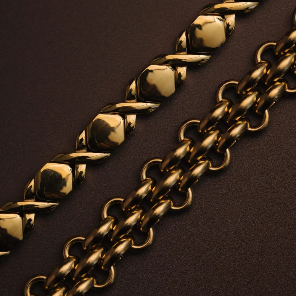 Orelia LUXE Watch Chain armbånd guld