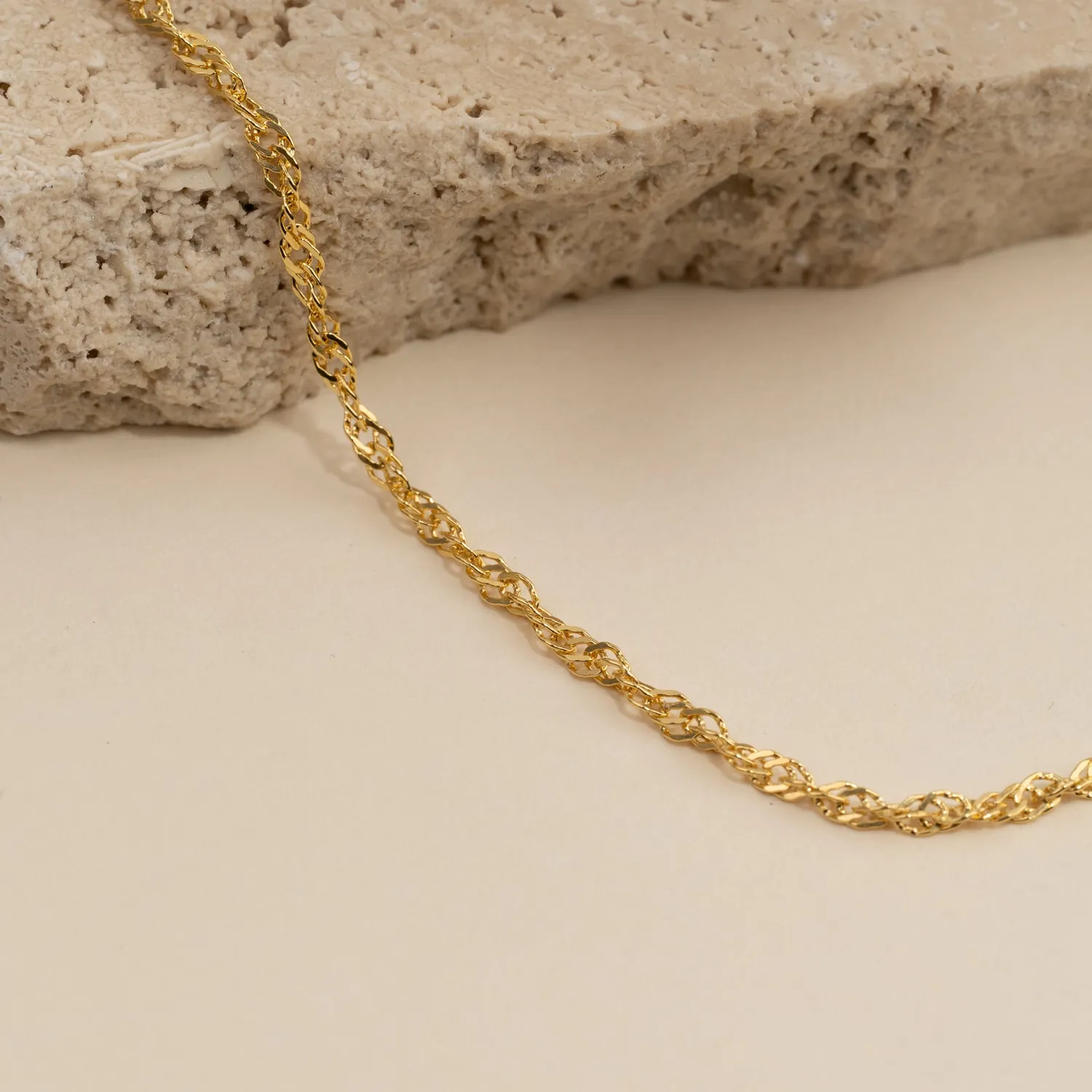 Sisi Copenhagen Leonora armbånd forgyldt 16-20 cm