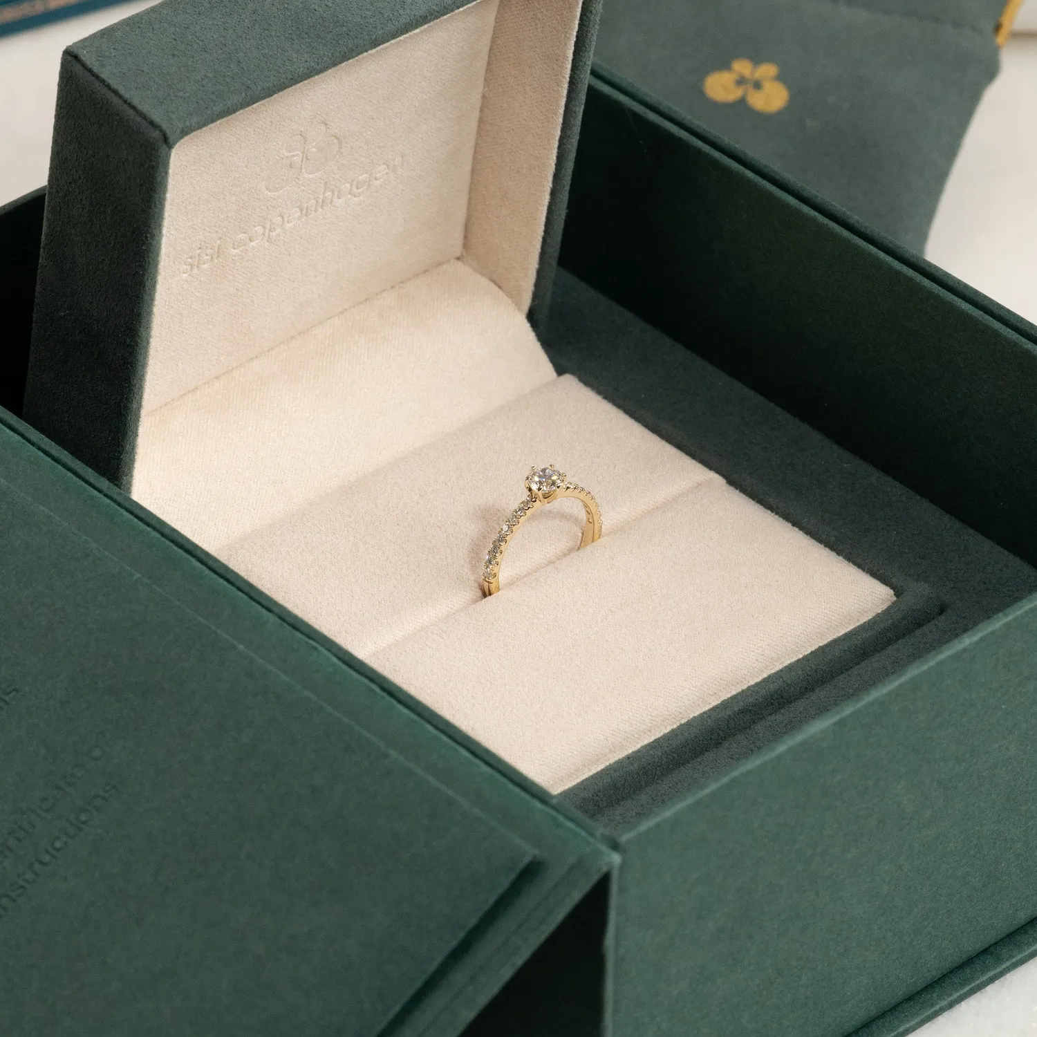 Sisi Copenhagen Classic 6-Prong Alliance ring 0,7 ct 14 kt guld