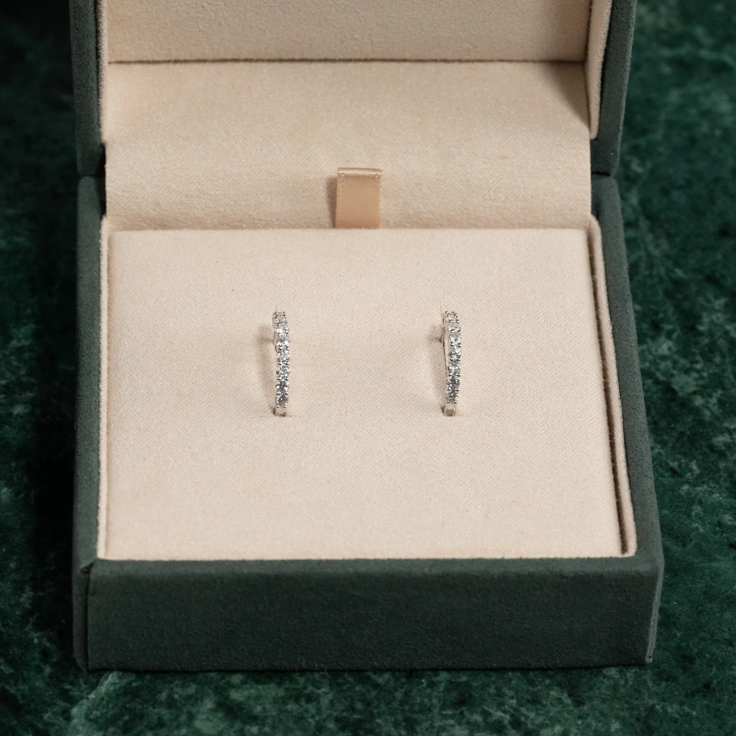 Sisi Copenhagen Prong diamantcreoler hvidguld 0,5 ct
