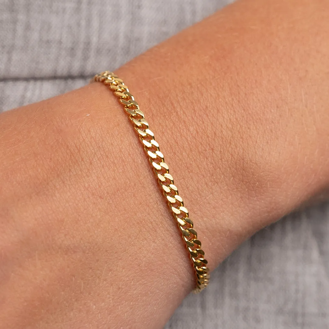 Sisi Copenhagen Sia panserarmbånd forgyldt 15,5+4 cm