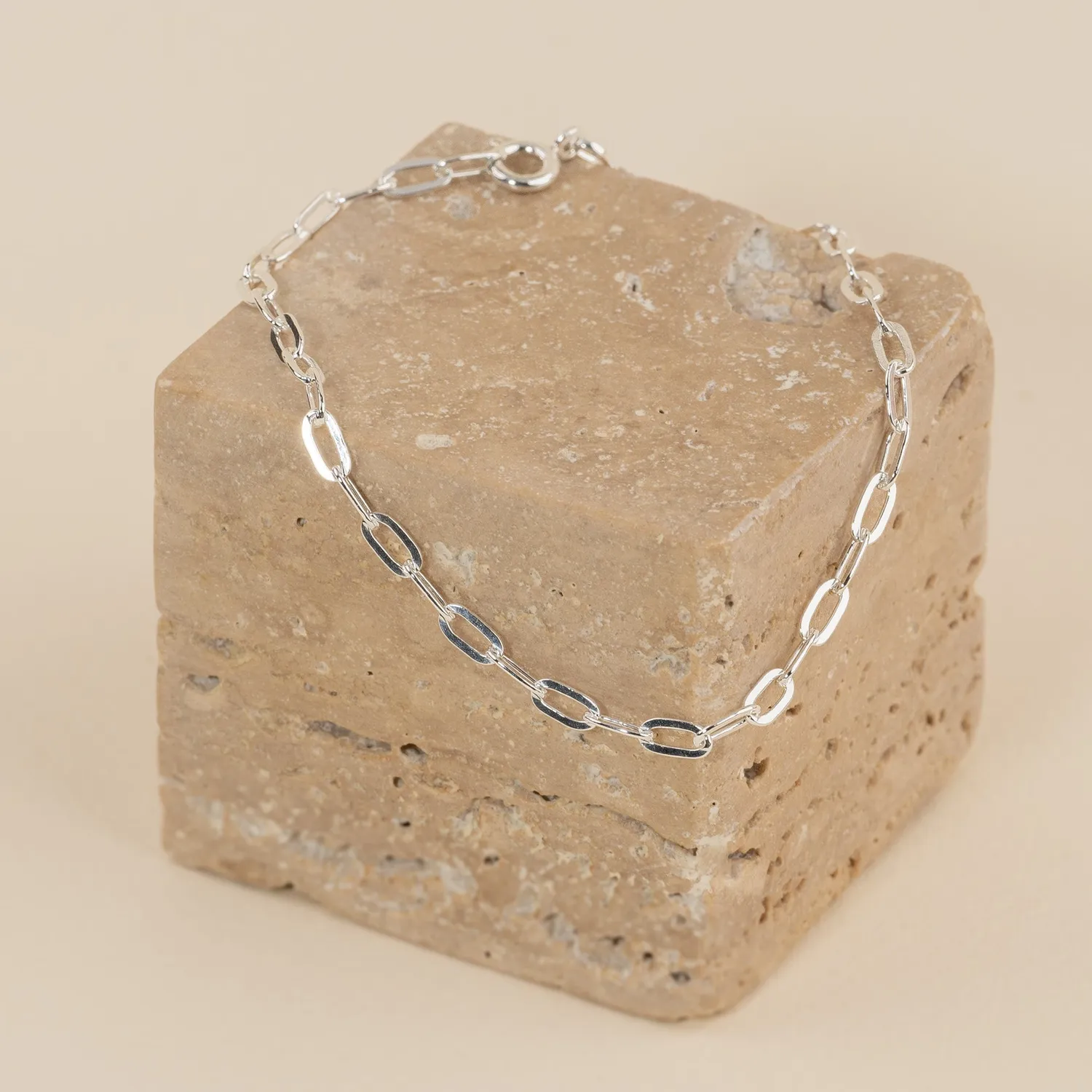 Sisi Copenhagen Alma Medium Link armbånd sølv 19 cm