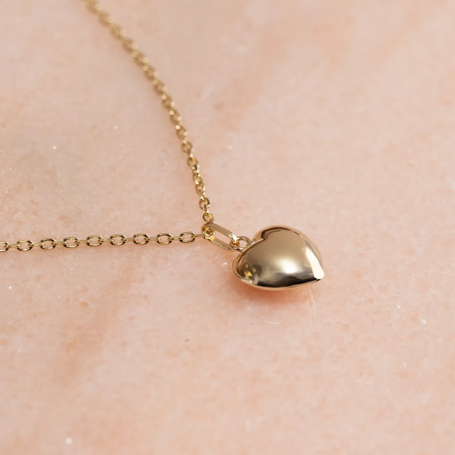 Sisi Copenhagen Heart vedhæng guld 9 kt 10 mm
