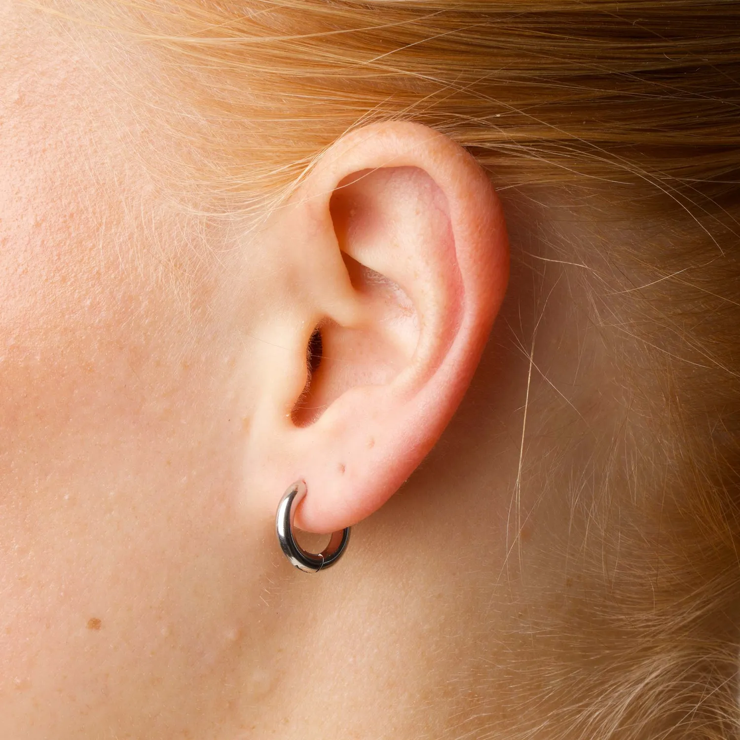 TIMI OF SWEDEN Hollie 13mm hoop øreringe rustfrit stål