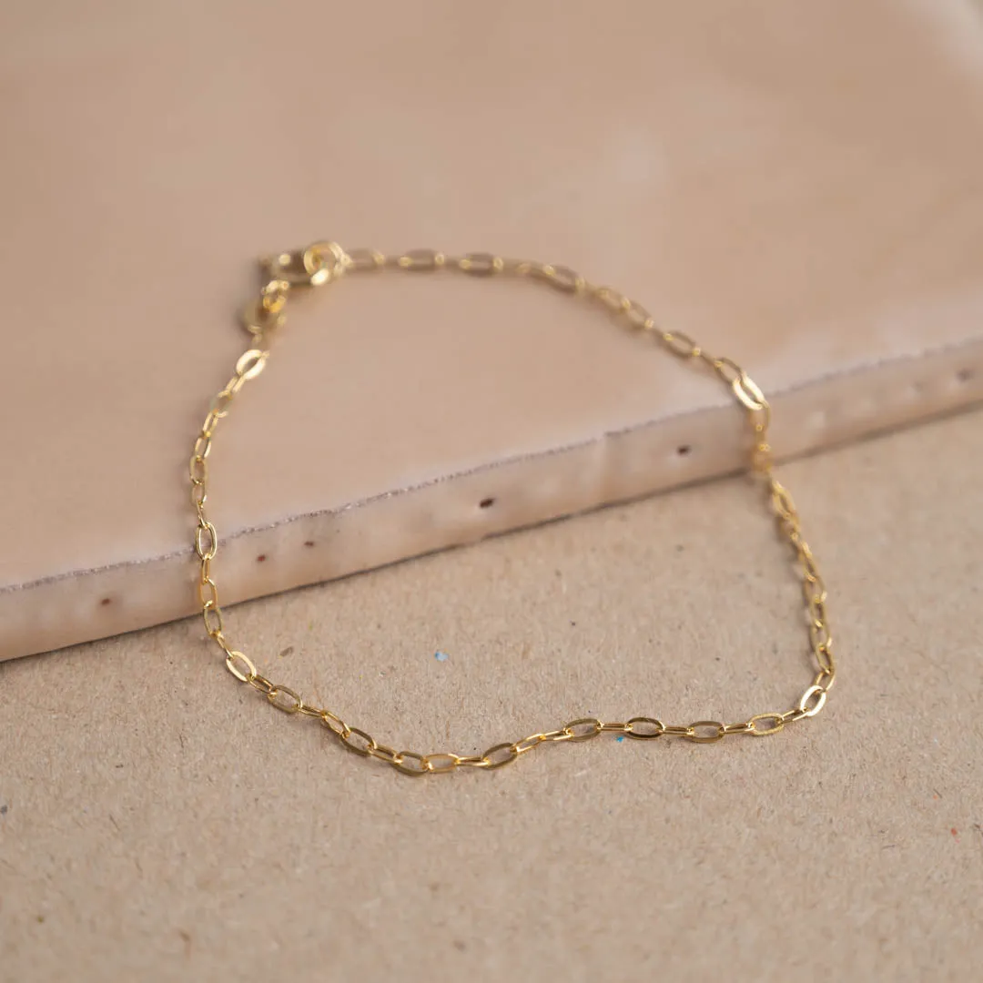 Sisi Copenhagen Alma armbånd forgyldt 2 mm