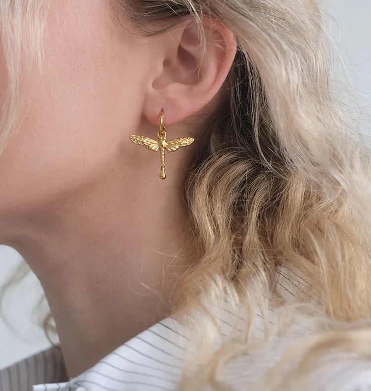 WOS Small Ellie øreringe guld guldsmed 3 cm