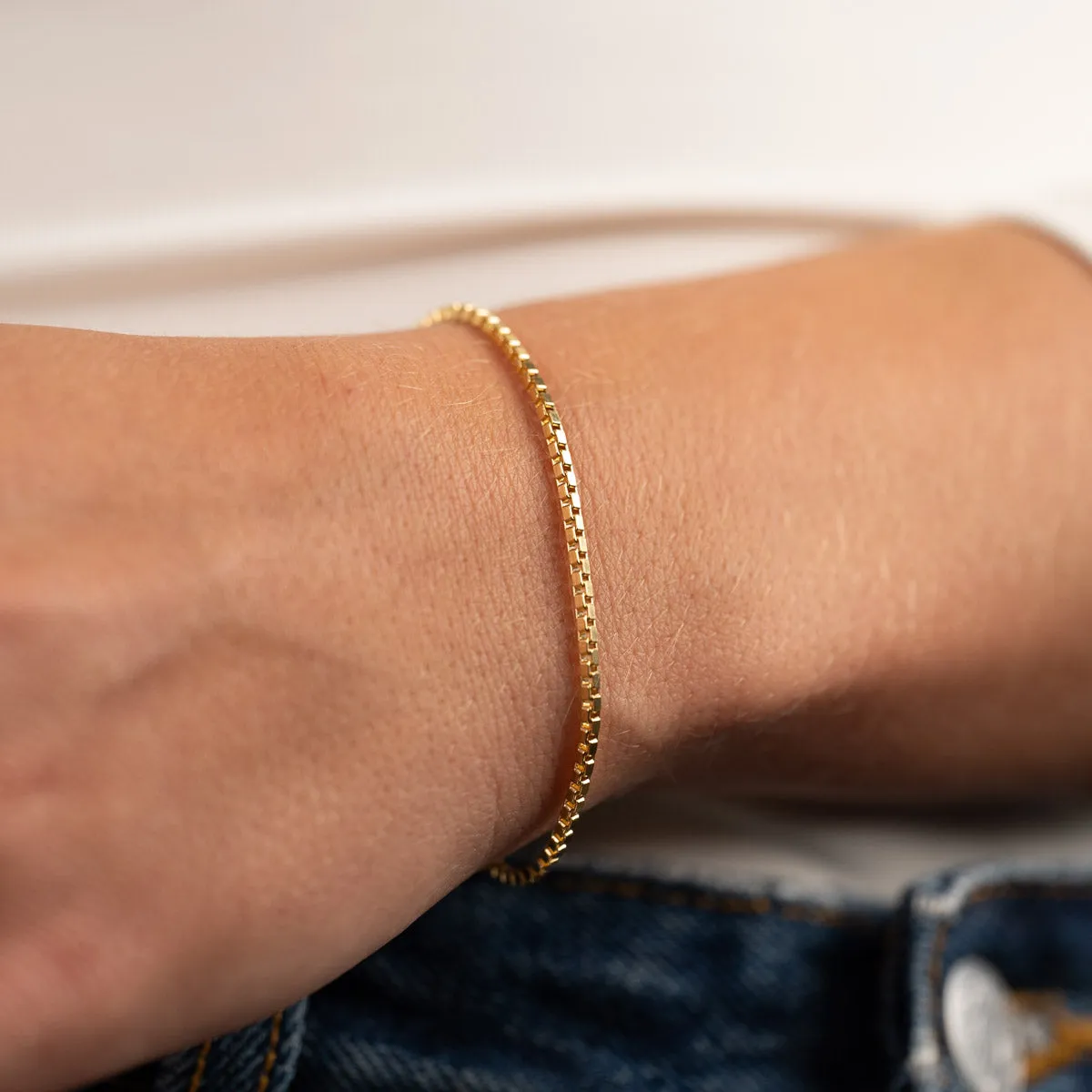 Sisi Copenhagen Venezia Large armbånd forgyldt 16+4 cm