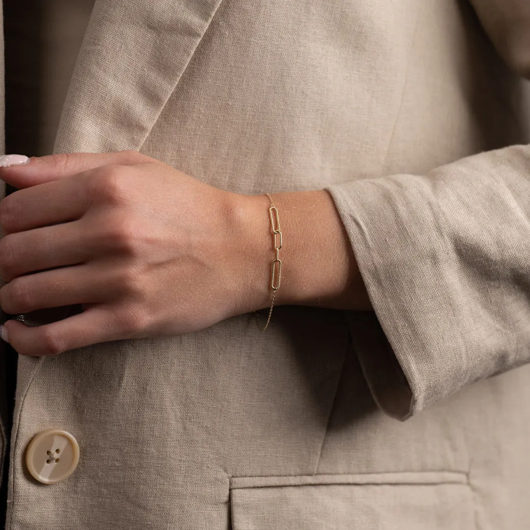 Sisi Copenhagen Natalie armbånd 16-20 cm 9 kt guld