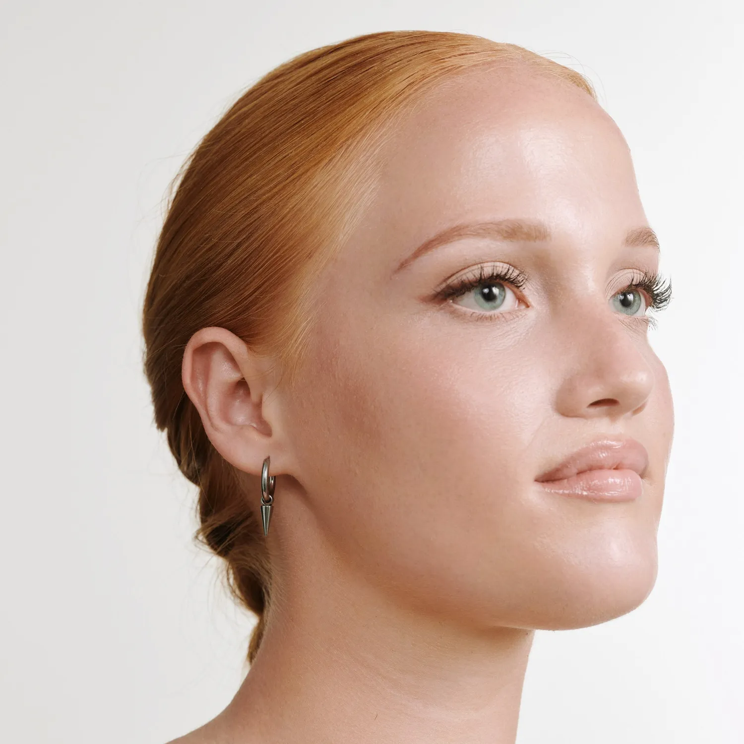 TIMI OF SWEDEN Pim spike hoop øreringe 17mm guld