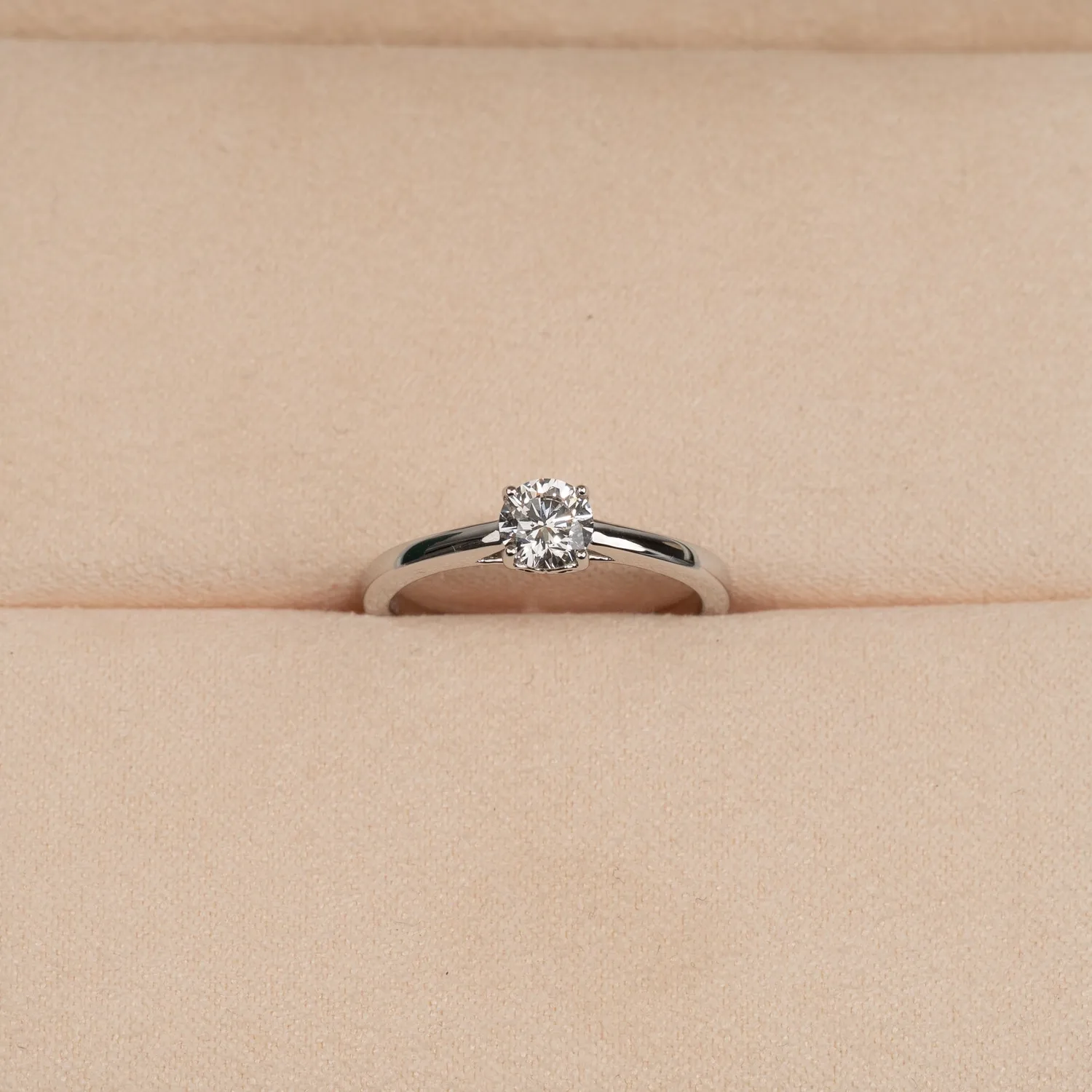 Sisi Copenhagen Solitaire Trellis diamantring 0,55 ct hvidguld