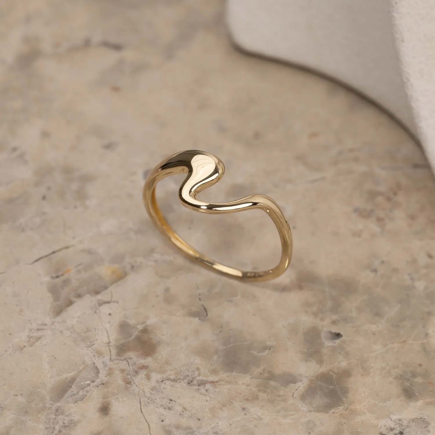 Sisi Copenhagen Anna Solid Gold ring massivt 9kt guld