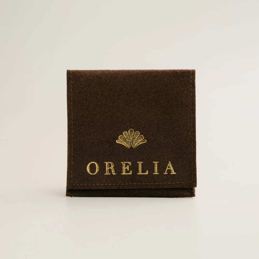 Orelia LUXE Mixed Crystal charmhalskæde forgyldt