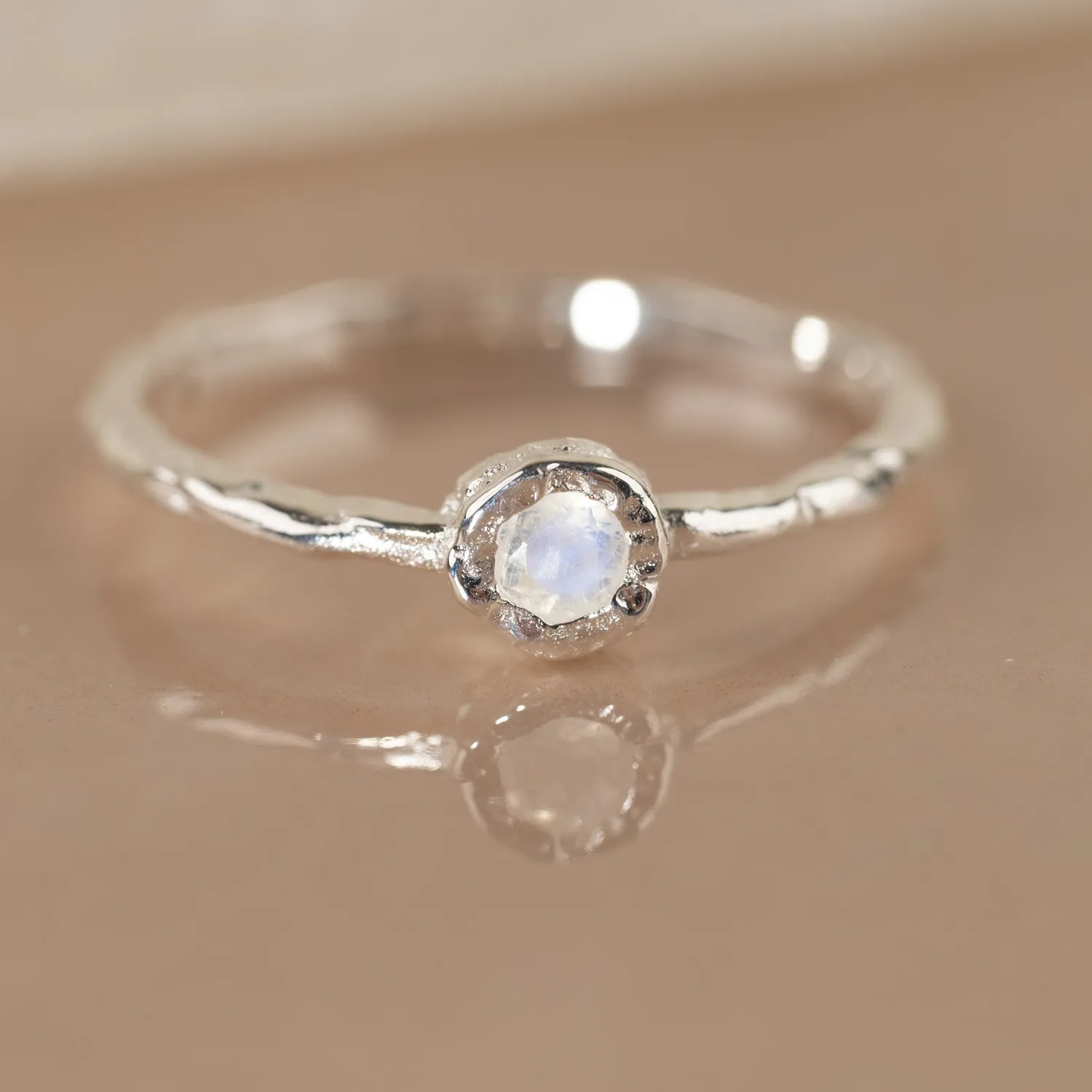 Sisi Copenhagen Selene ring sølv månesten