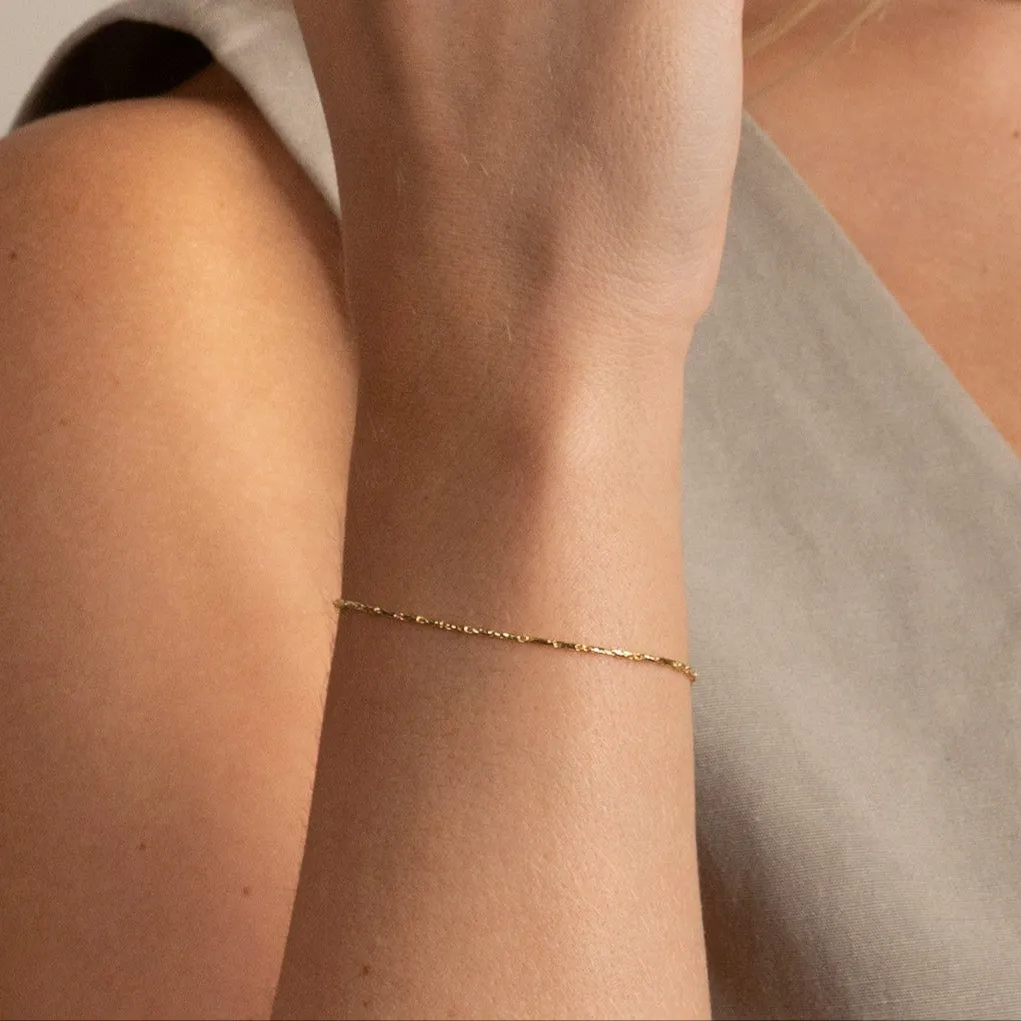 Sisi Copenhagen Philine Golden armbånd forgyldt sølv