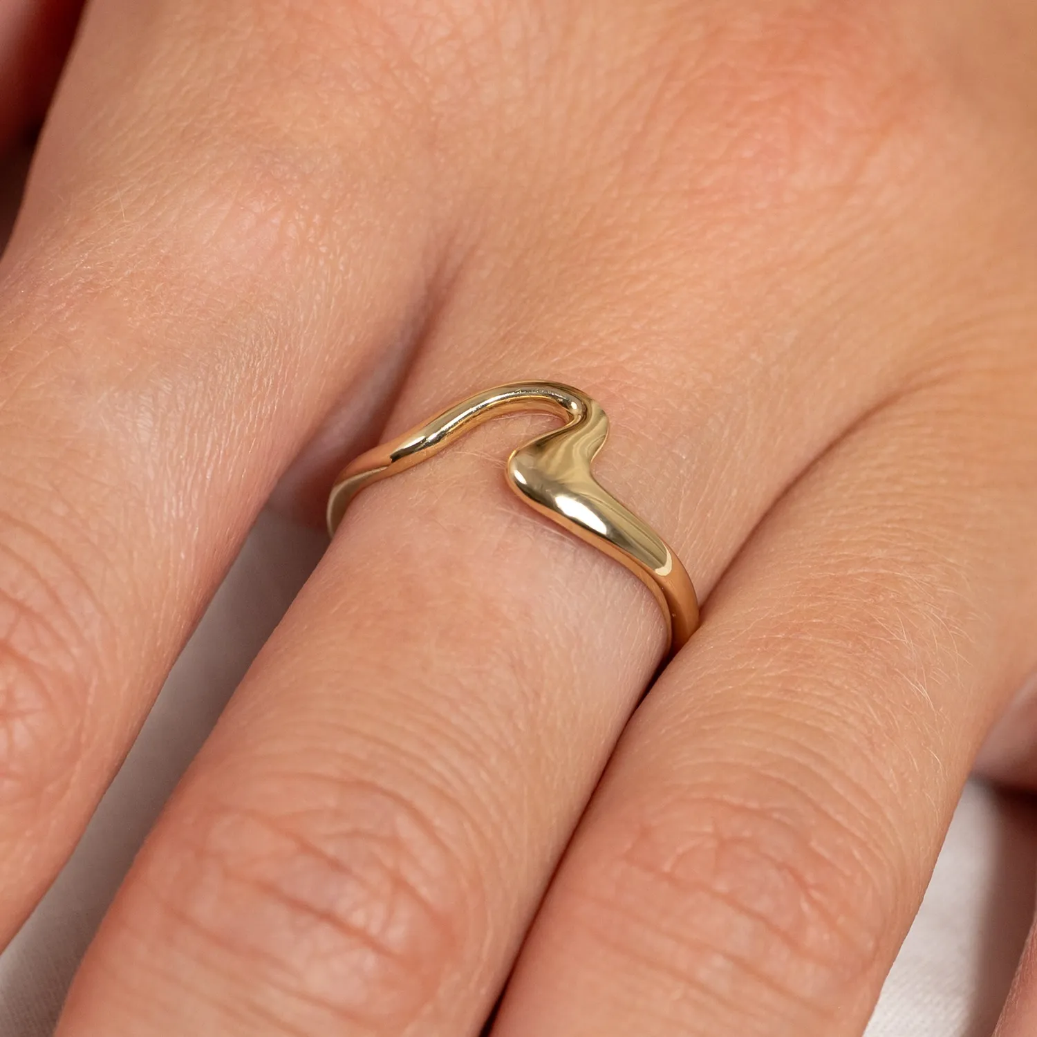 Sisi Copenhagen Anna Solid Gold ring massivt 9kt guld