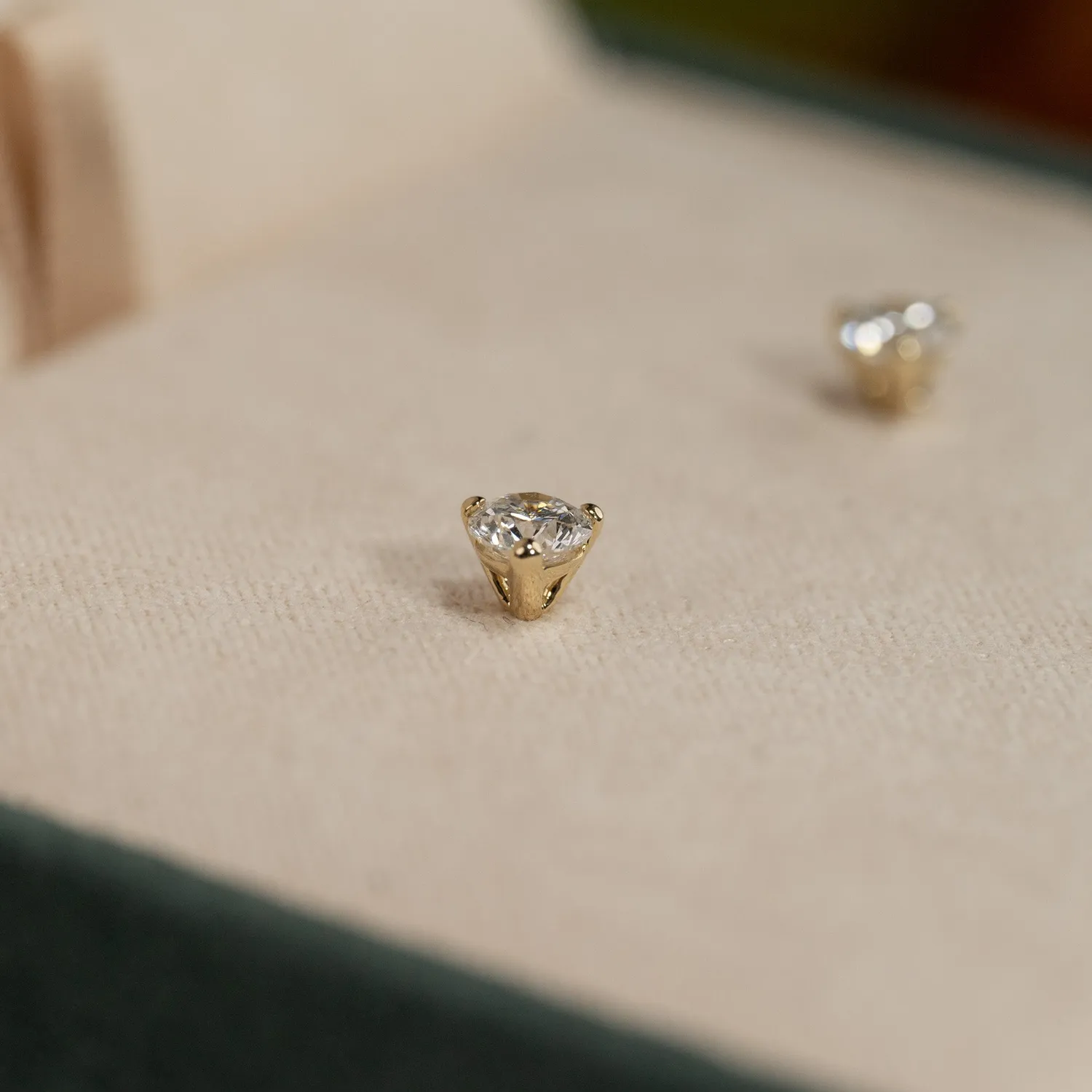 Sisi Copenhagen Simple diamantørestikker 0,75 ct guld