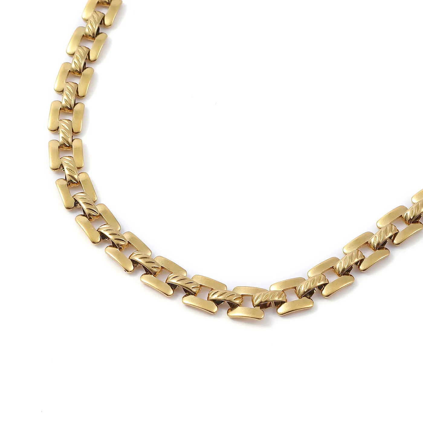 TIMI OF SWEDEN Olivia Bismarck armbånd 16 cm sølv