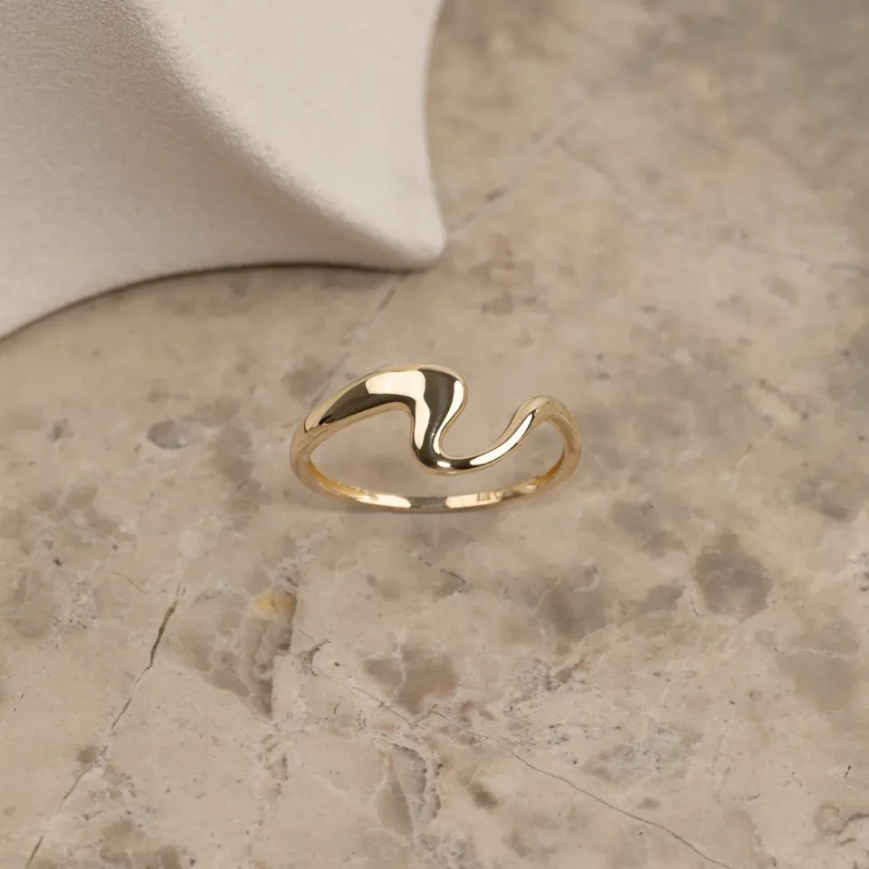 Sisi Copenhagen Anna Solid Gold ring massivt 9kt guld