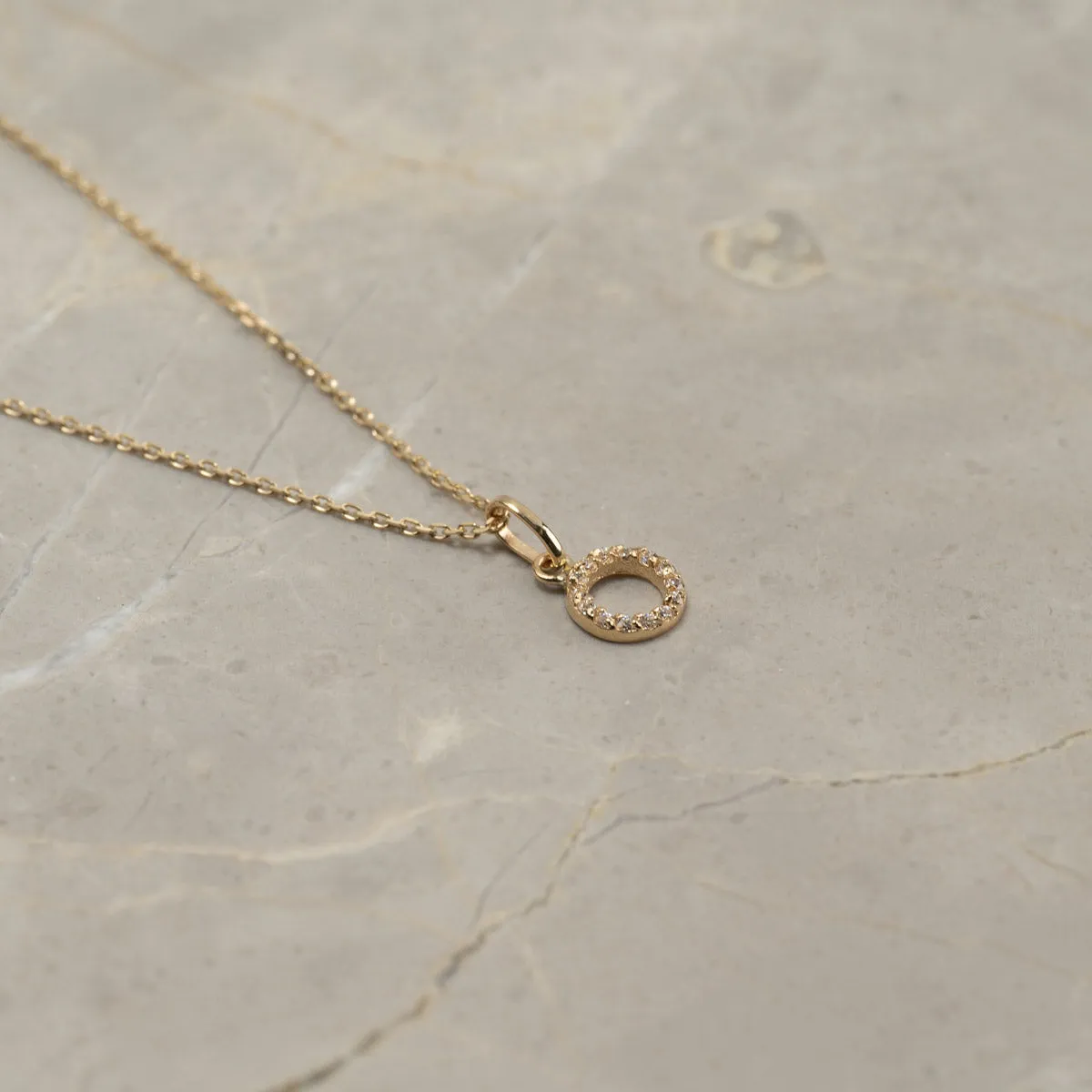 Sisi Copenhagen Gloria Crystal vedhæng 9 kt guld zirkon