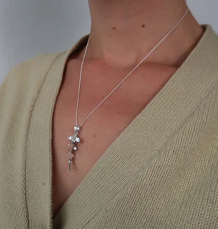 Wos Hammarhaj charm 925 sølv 4 cm