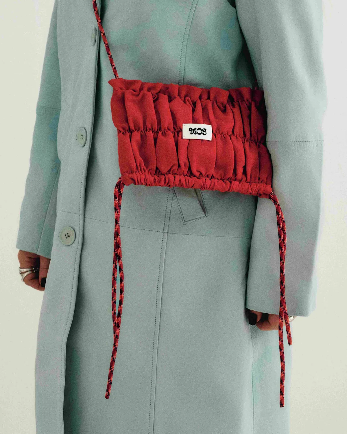 Wos Vilda taske rød nylon crossbody