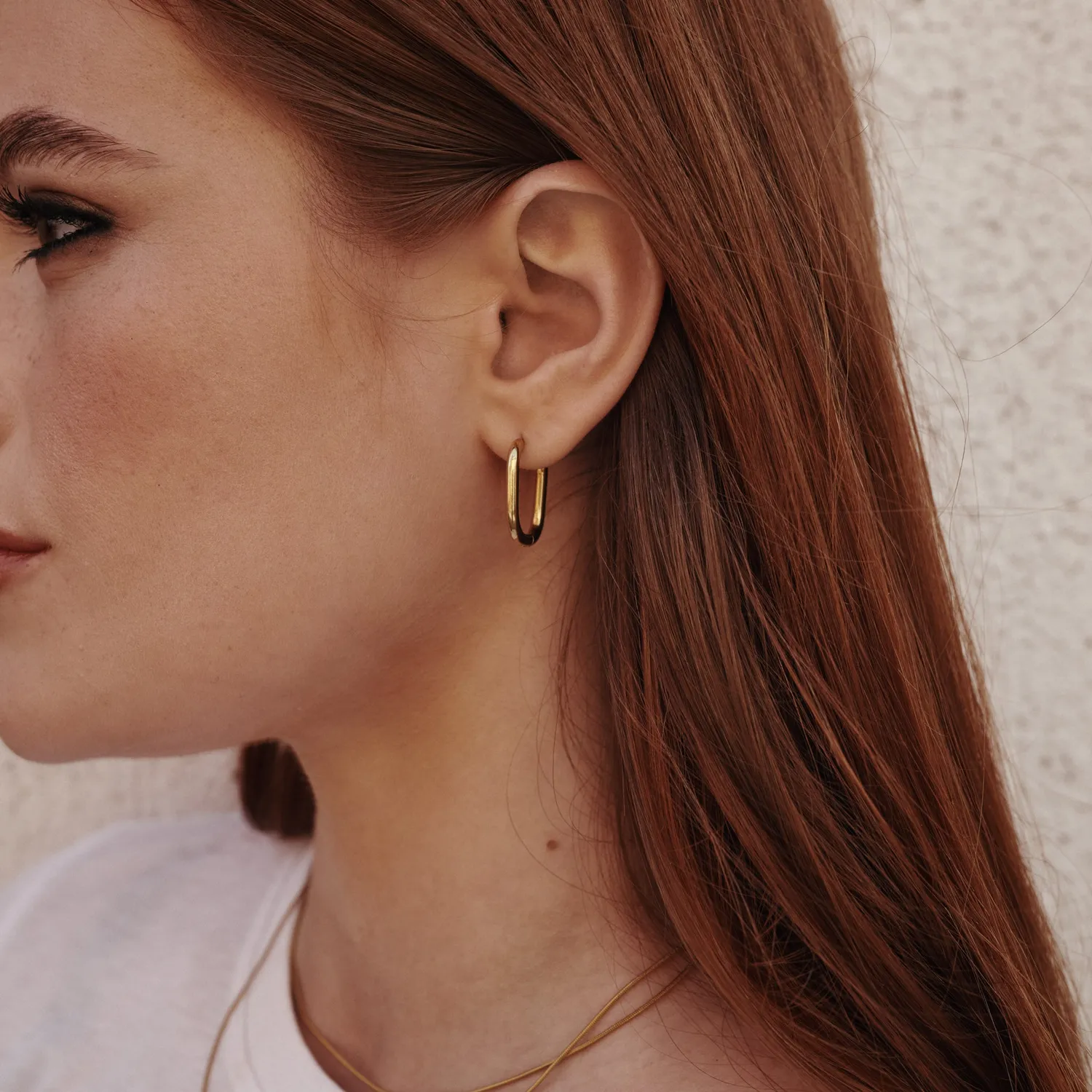 TIMI OF SWEDEN Pernille hoop øreringe sølv 20 mm