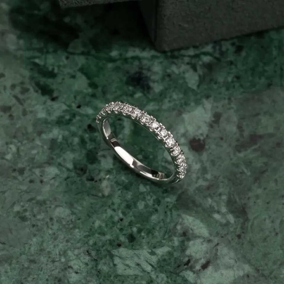 Sisi Copenhagen Alliance diamantring 0,45 ct hvidguld 54