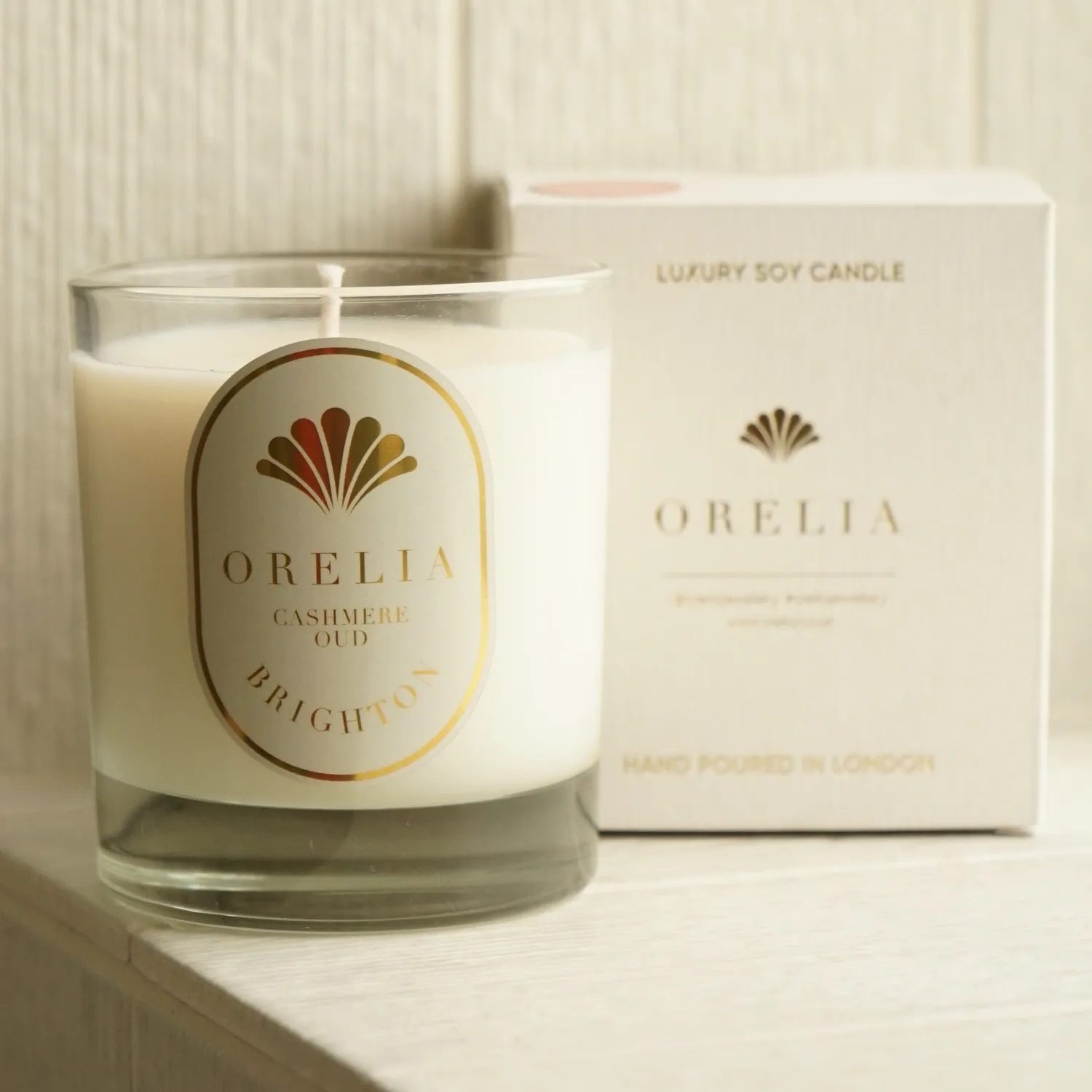 Orelia Cashmere Oud votivlys sojaduftlys