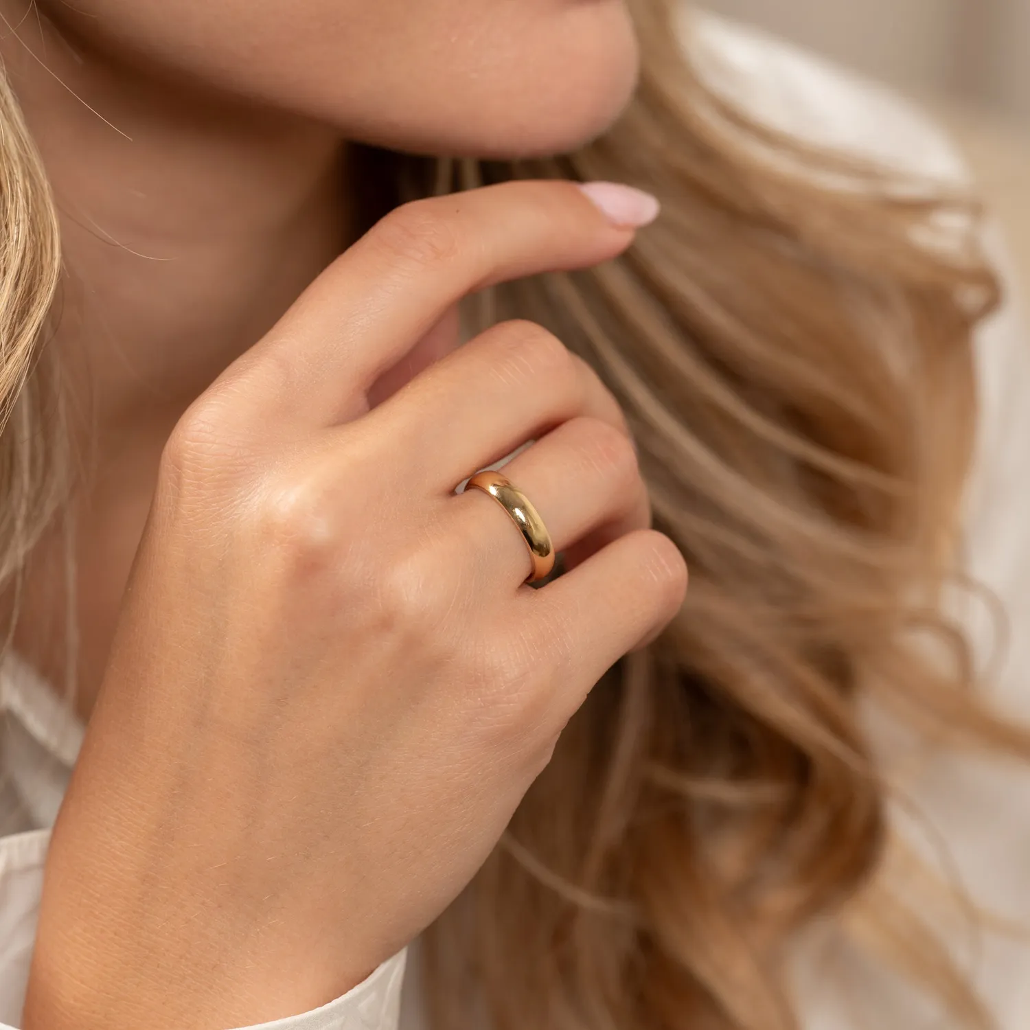 Sisi Copenhagen Classic D-Profile vielsesring 4 mm guld