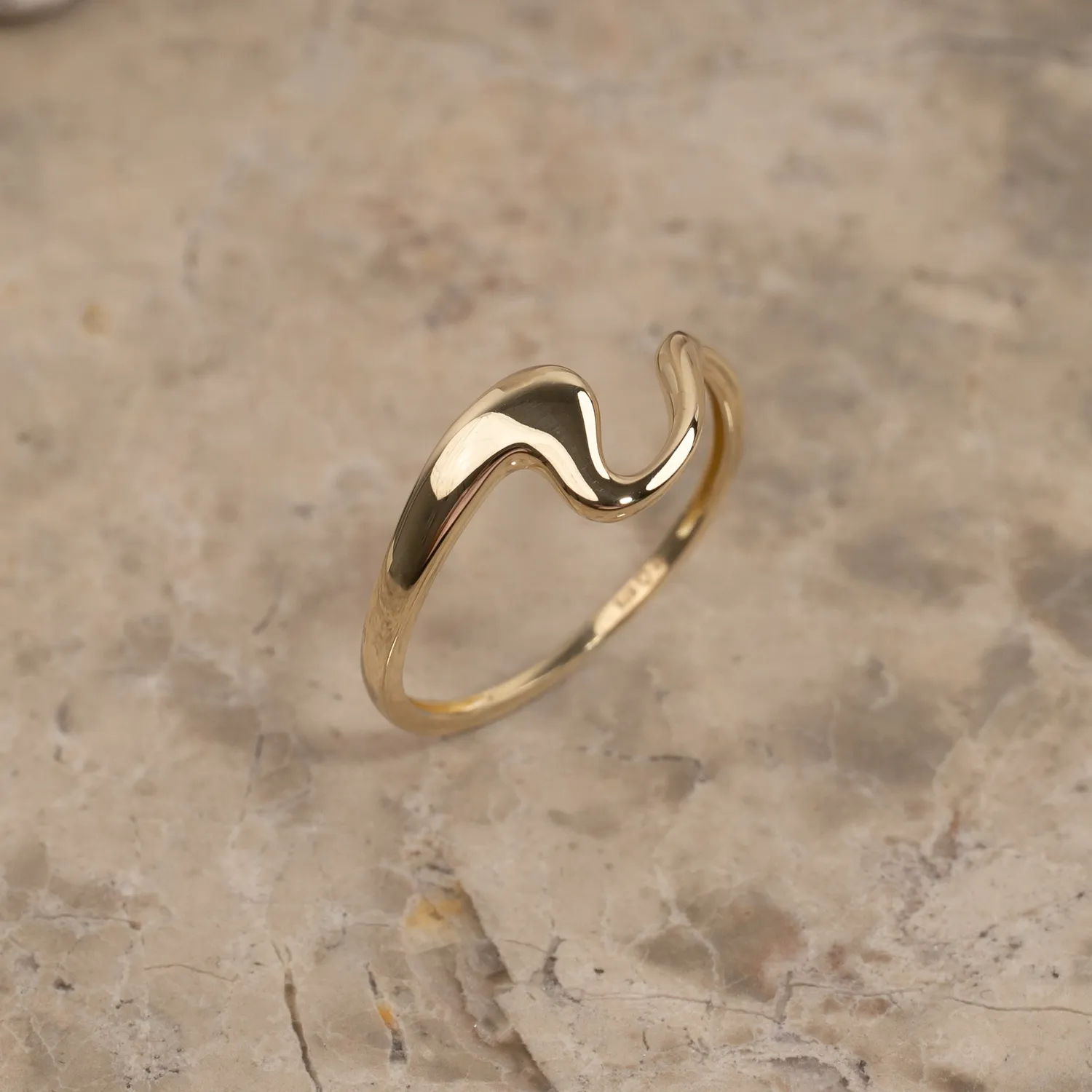 Sisi Copenhagen Anna Solid Gold ring massivt 9kt guld