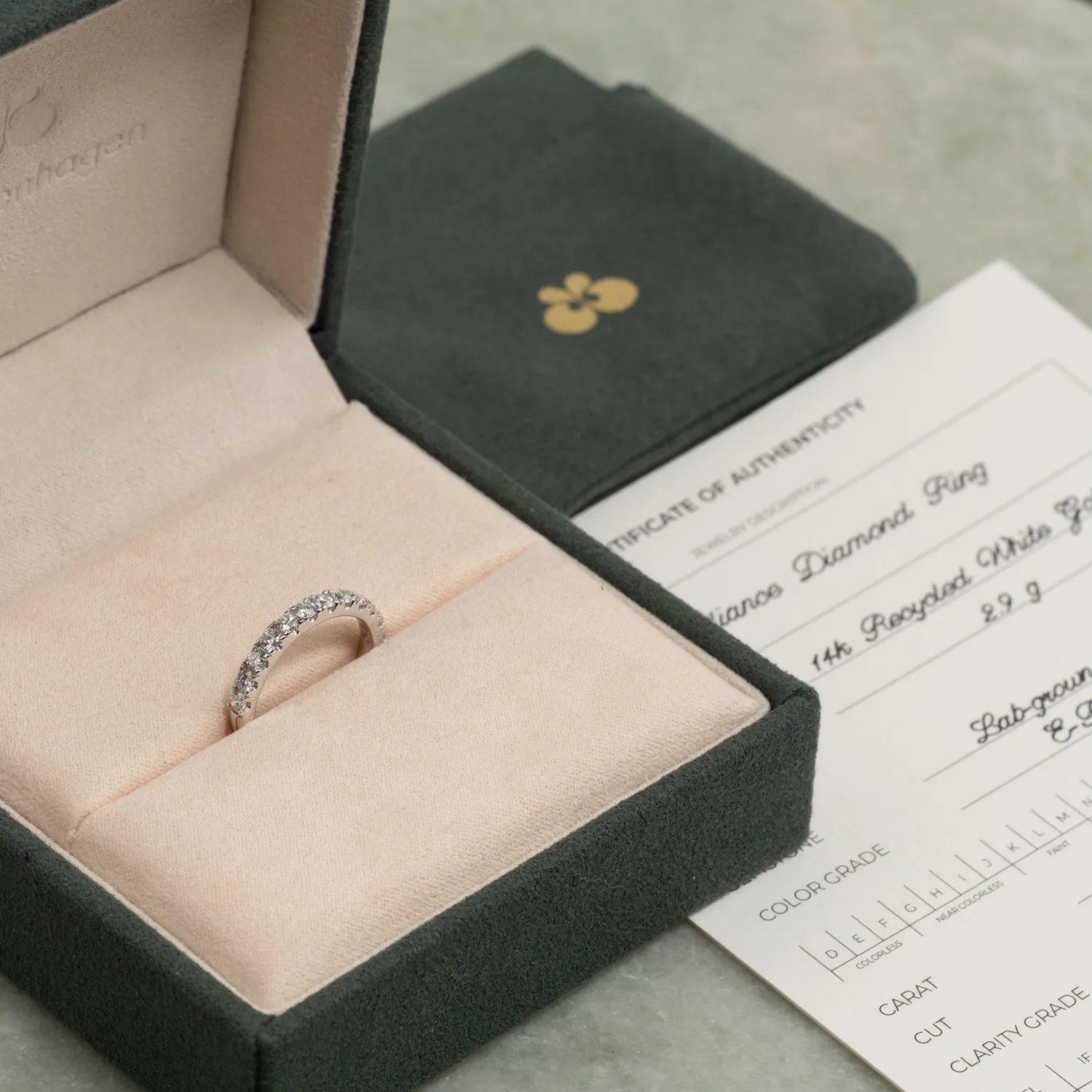 Sisi Copenhagen Alliance ring 0,7 ct hvidguld 14 kt