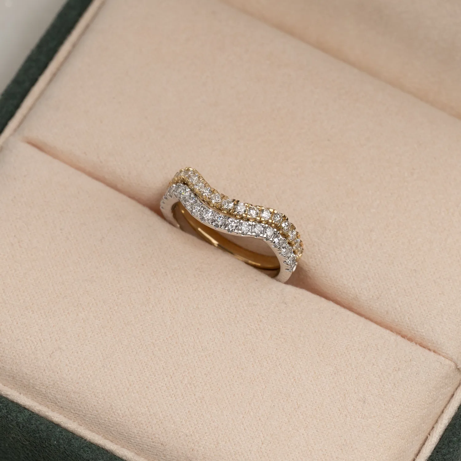 Sisi Copenhagen alliance ring hvidguld 14 kt 0,30 ct