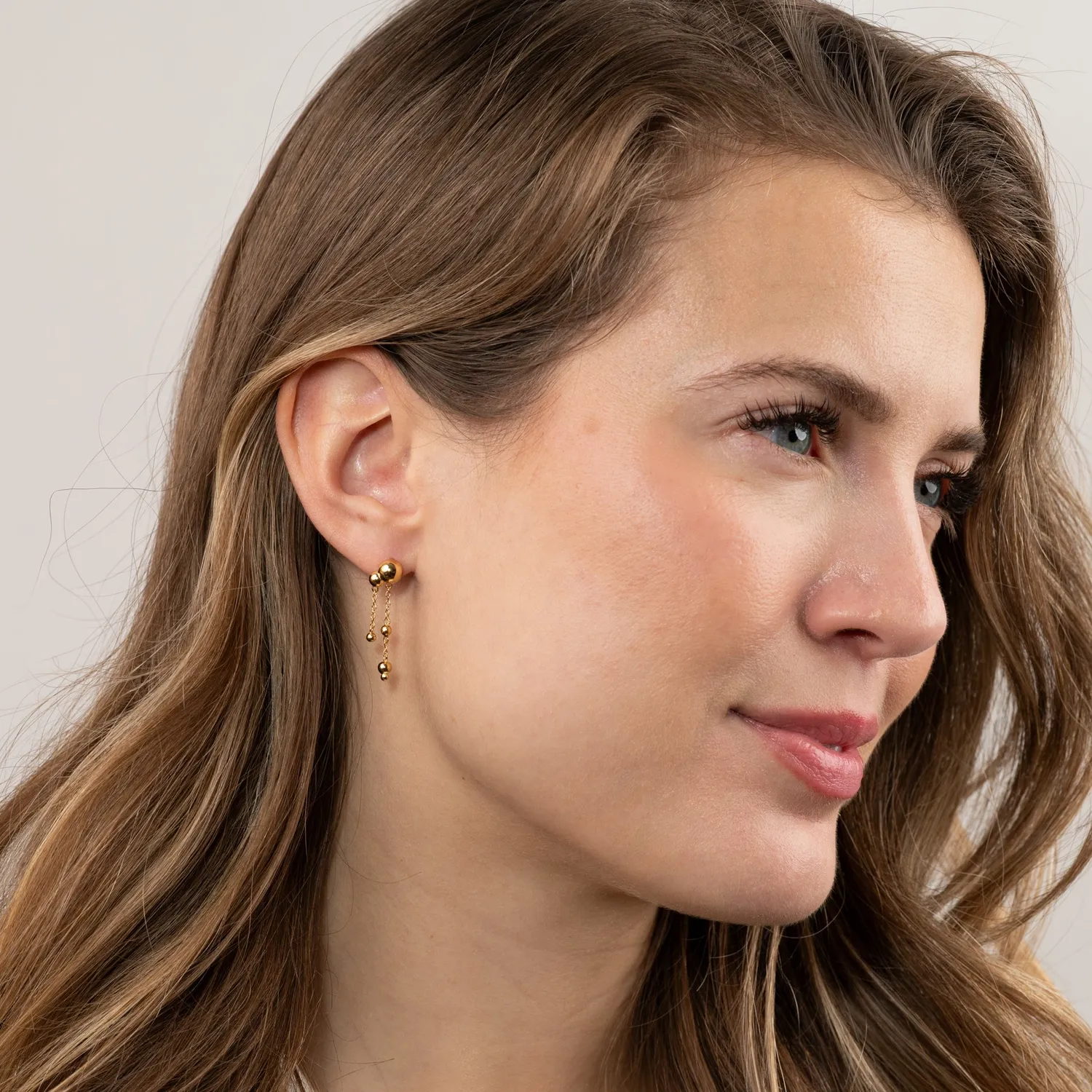 Sisi Copenhagen Paloma Golden Drop øreringe forgyldt