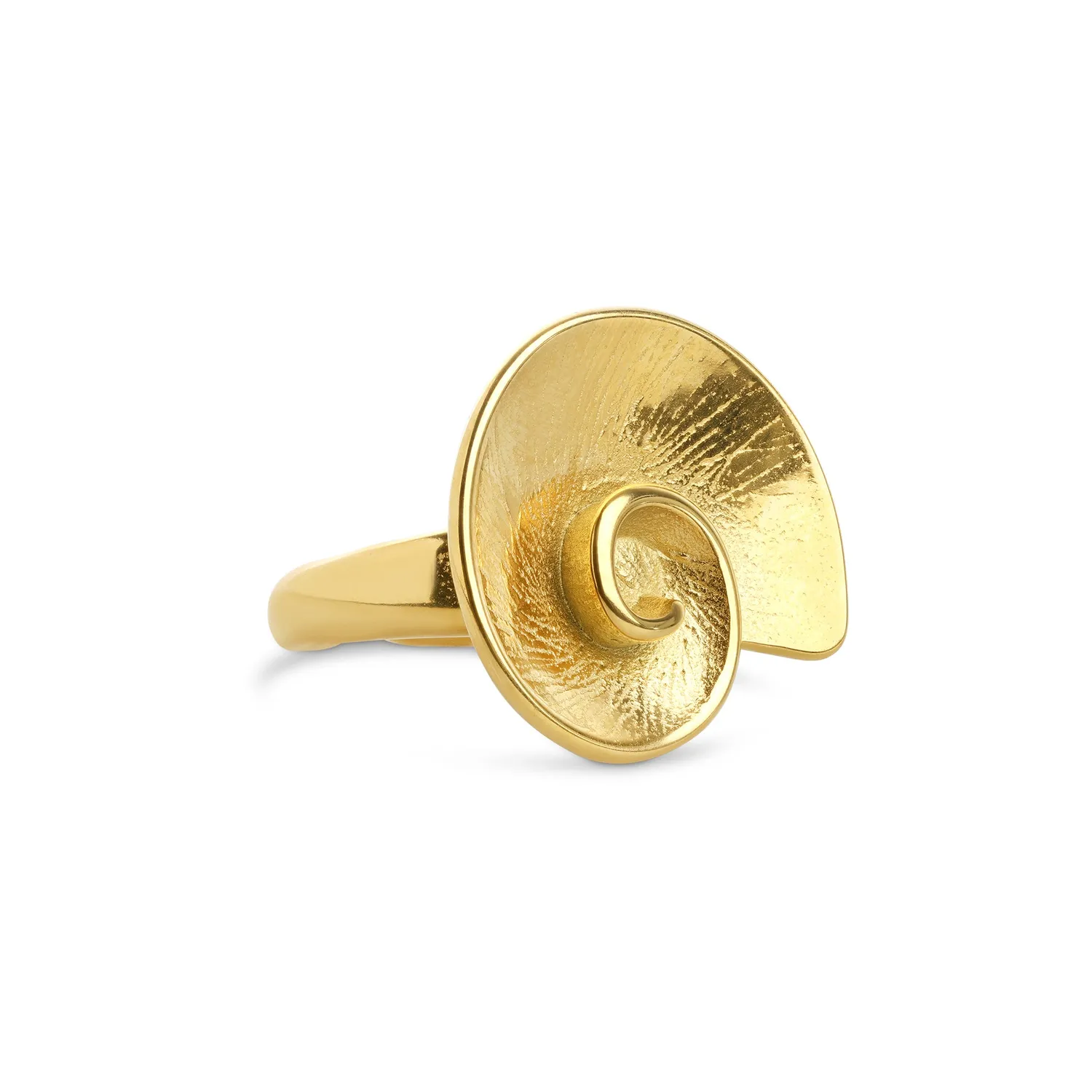 TIMI OF SWEDEN Marla skalring guld rustfrit stål