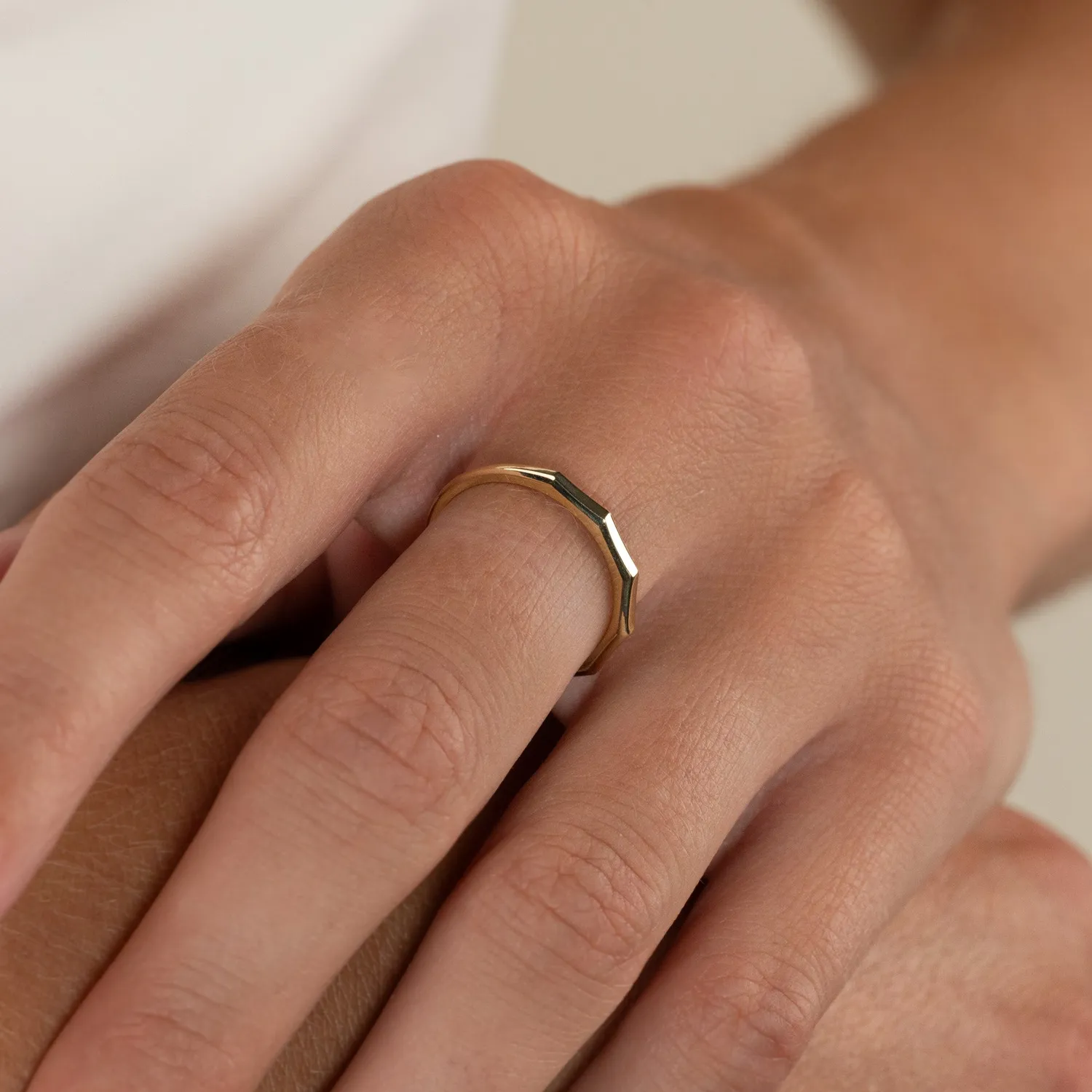 Sisi Copenhagen Diana massiv ring 9 kt guld