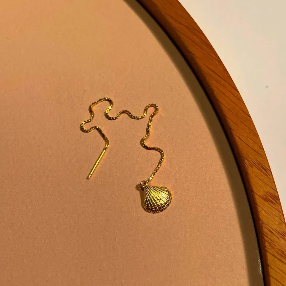 Sunshine & She Lille Musling ørestring forgyldt 12 cm