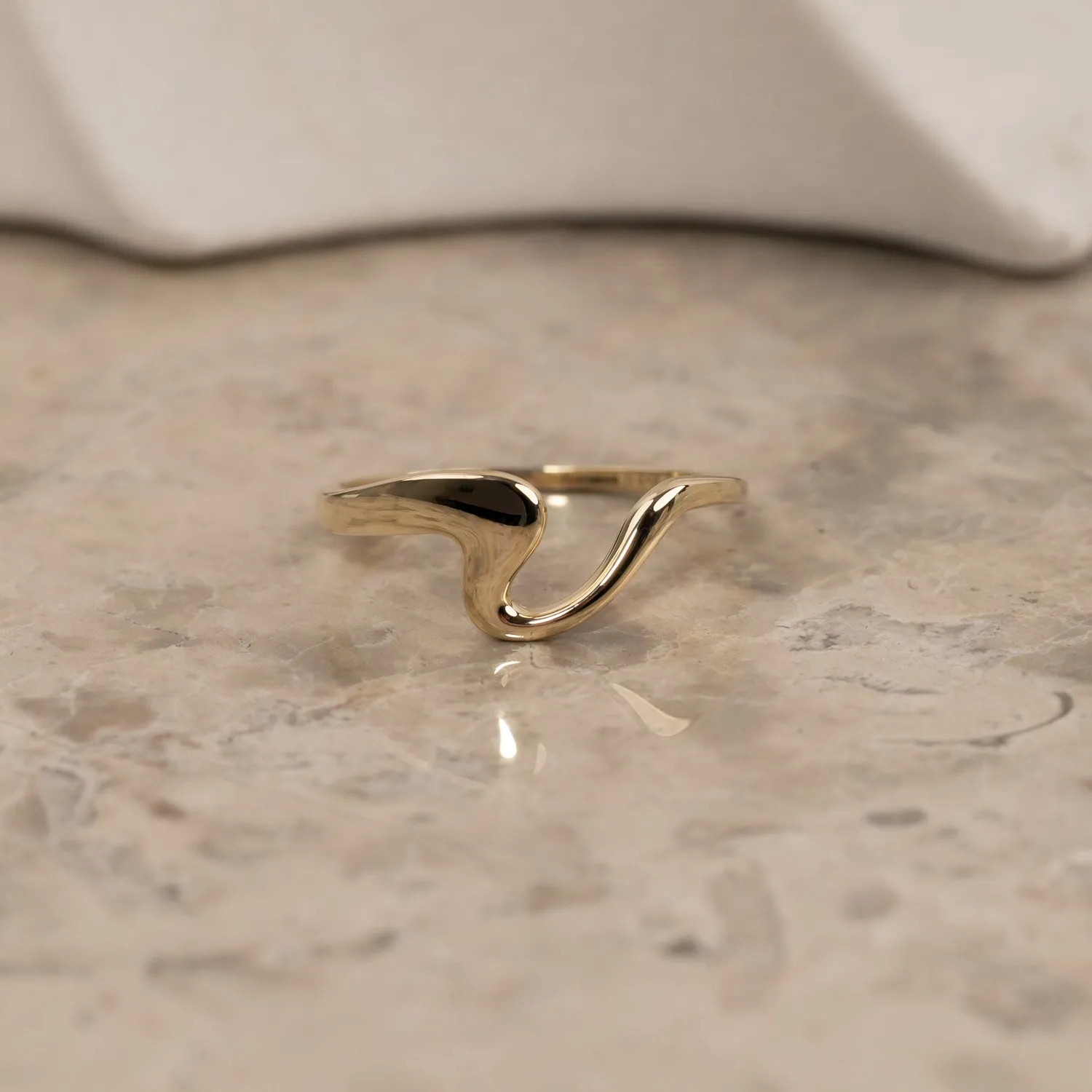 Sisi Copenhagen Anna Solid Gold ring massivt 9kt guld