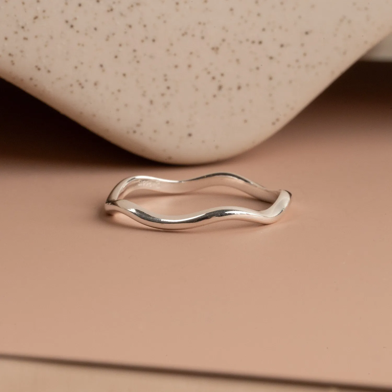 Sisi Copenhagen Gaia ring sølv 925 bølge 2,5 mm