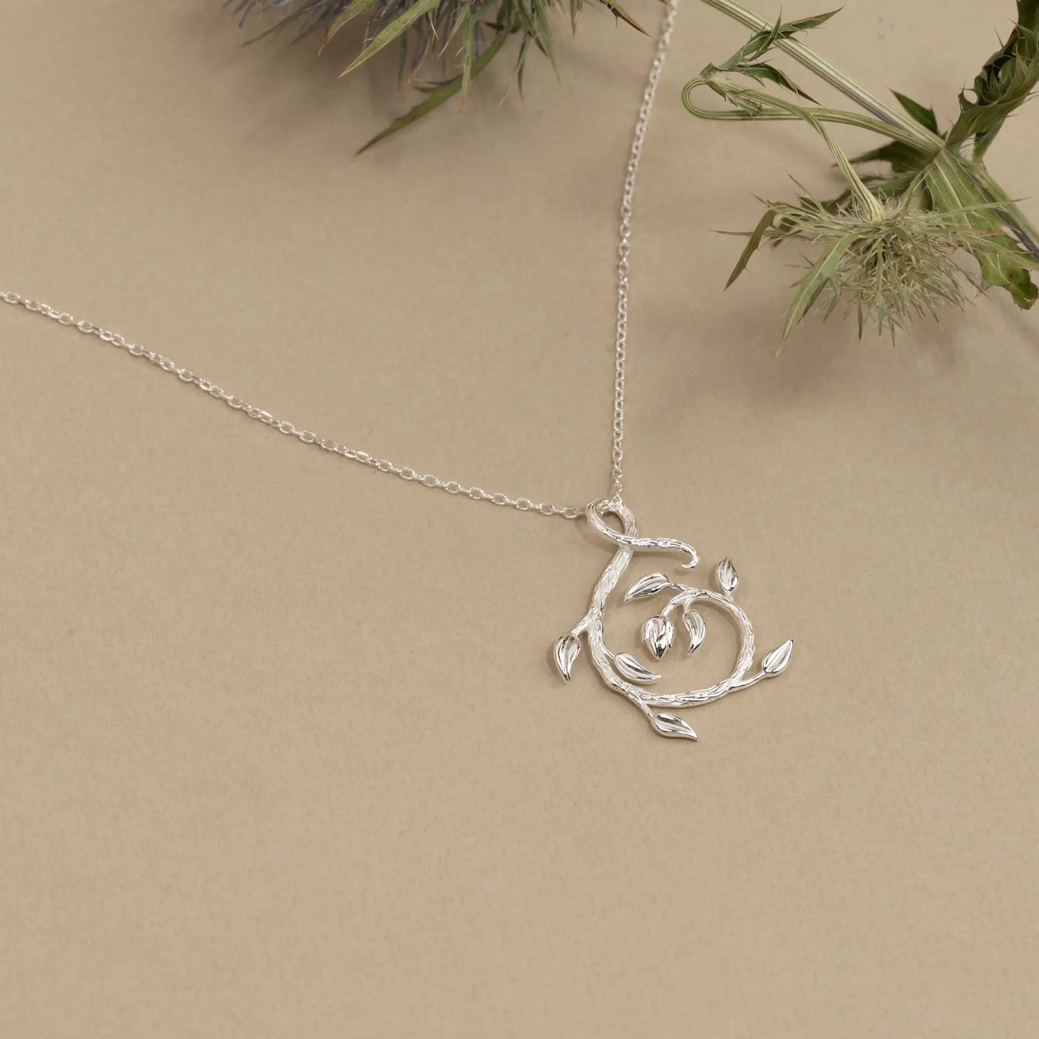 Sisi Copenhagen Eden Swirl vedhæng sterlingsølv 30 mm