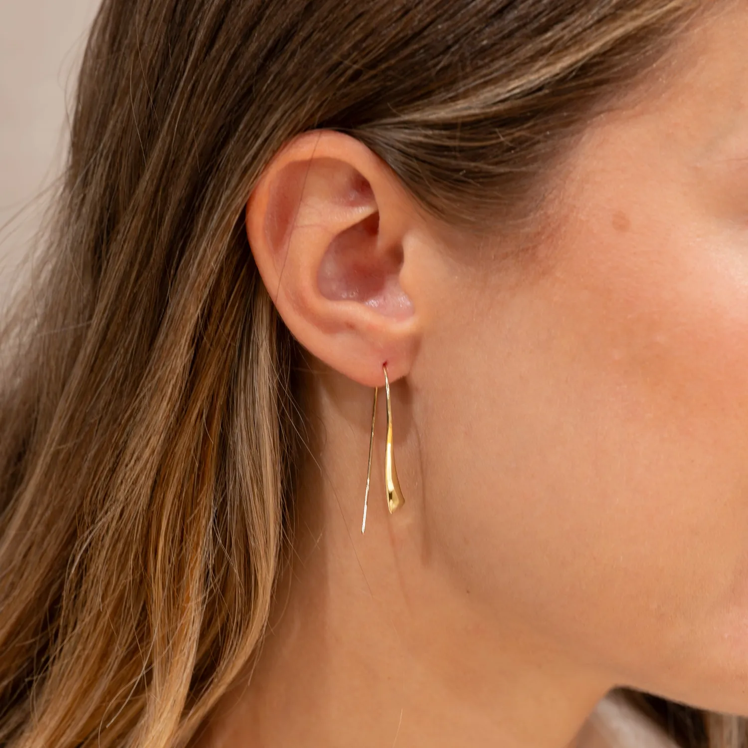 Sisi Copenhagen Kaja creoler guld 38 mm par