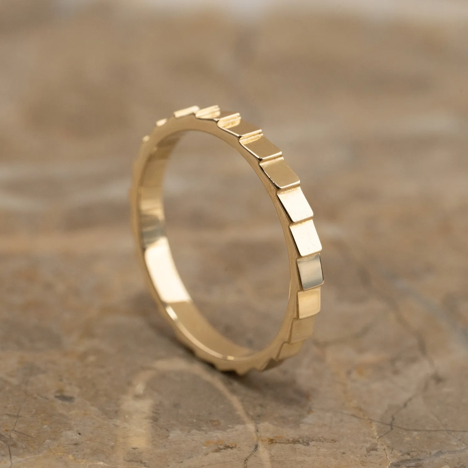 Sisi Copenhagen Axelle ring massiv 9 kt guld