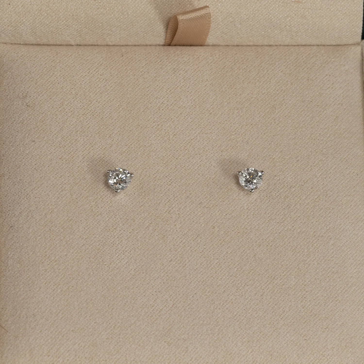 Sisi Copenhagen Simple ørestikker 0,75 ct hvidguld lab-diamant