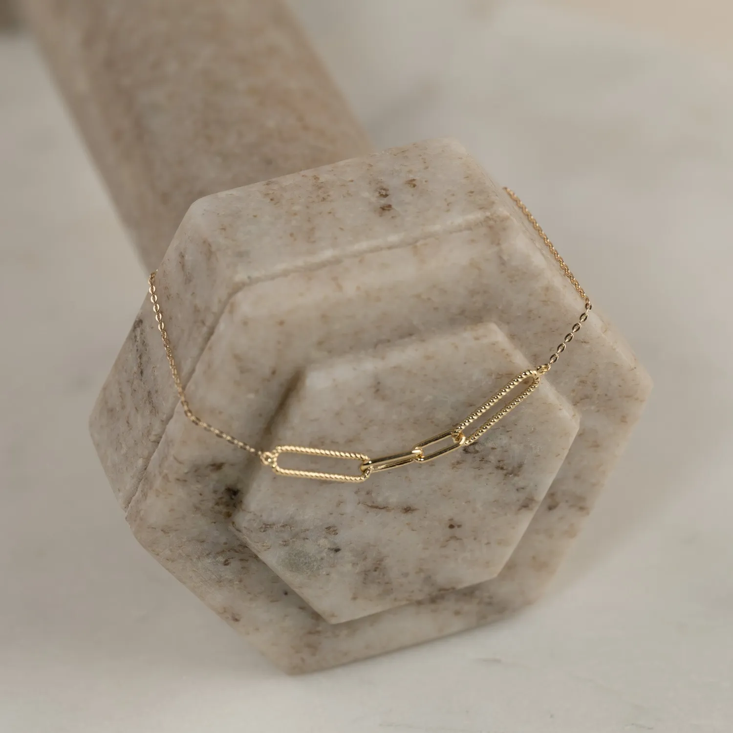 Sisi Copenhagen Natalie armbånd 16-20 cm 9 kt guld