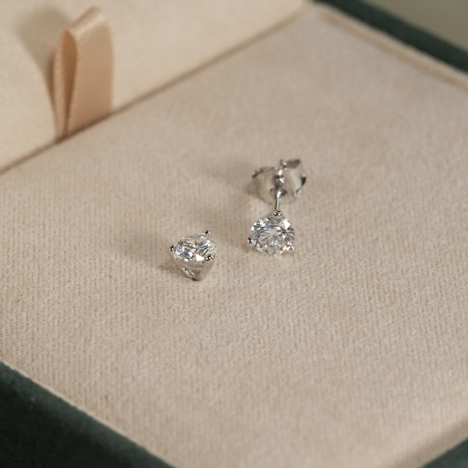 Sisi Copenhagen Simple ørestikker 0,75 ct hvidguld lab-diamant