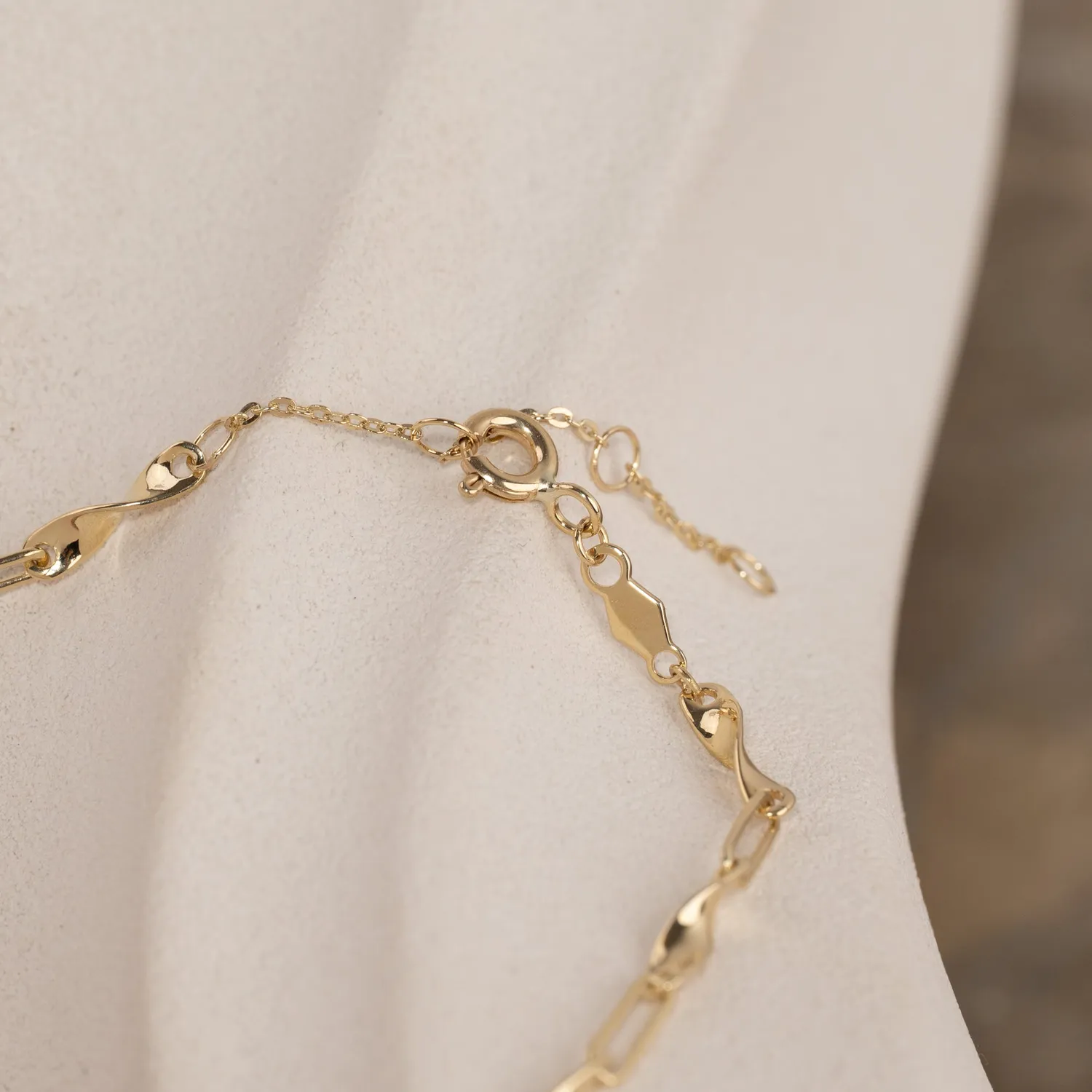 Sisi Copenhagen Elena armbånd 9 karat guld 16-20 cm