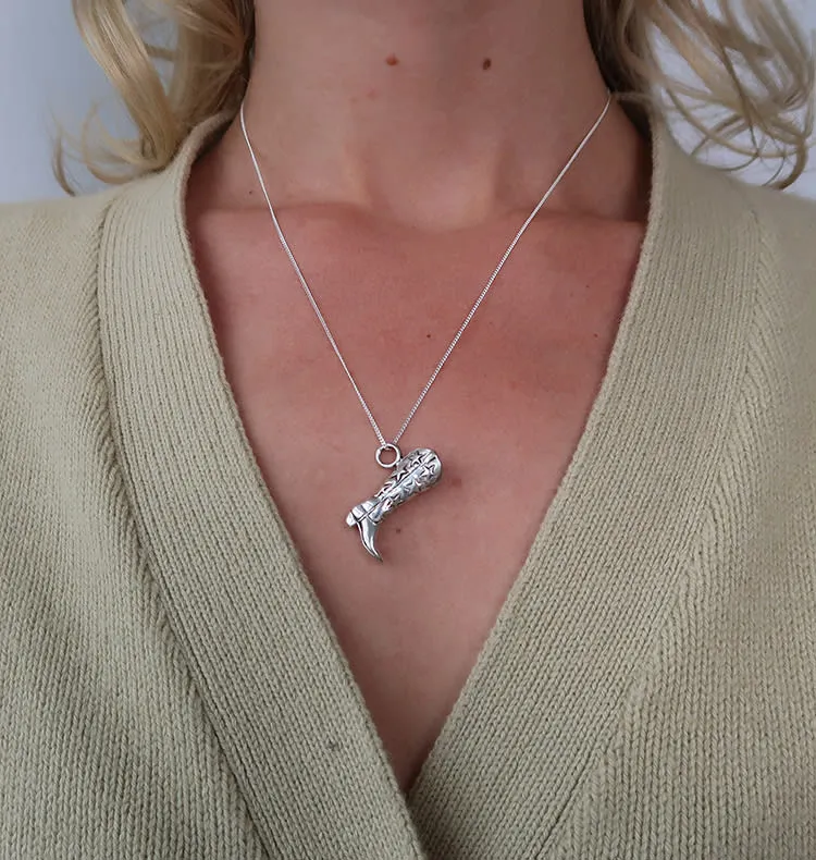 WOS UP Boot charm 925 silver vedhæng sølv
